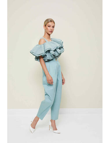 AW22WO LOOK 13 MINT BLOUSE #5