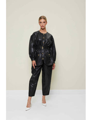 AW22WO LOOK 39 BLACK BLOUSE #1