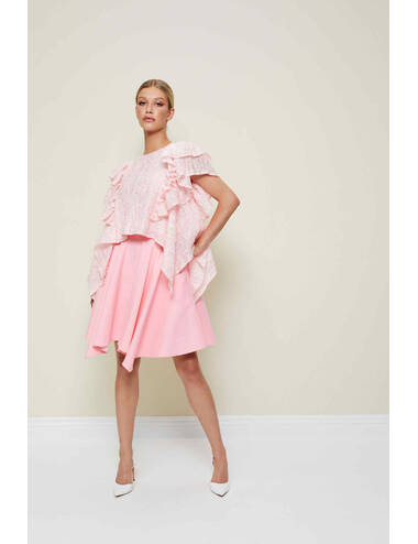 AW22WO LOOK 46 PINK BLOUSE #5