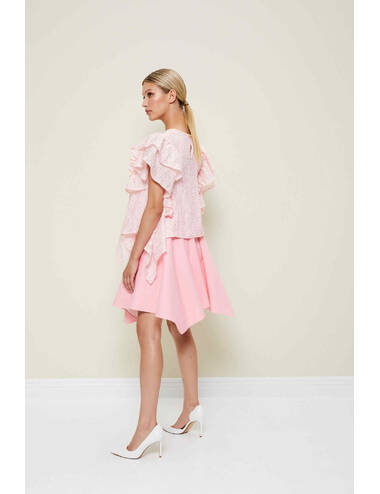 AW22WO LOOK 46 PINK BLOUSE #6