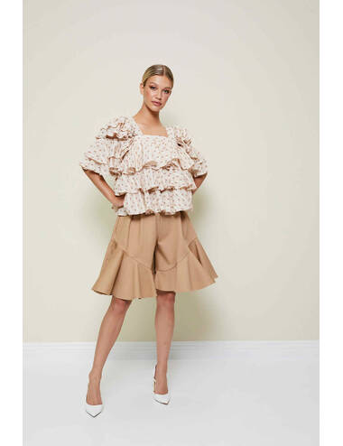 AW22WO LOOK 22 BEIGE BLOUSE #4