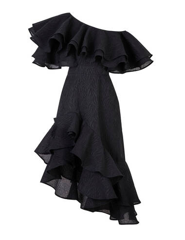 AW22WO LOOK 14 BLACK DRESS #7