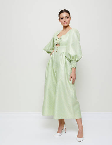 SS23WO LOOK 06 LIME JUMPSUIT #5