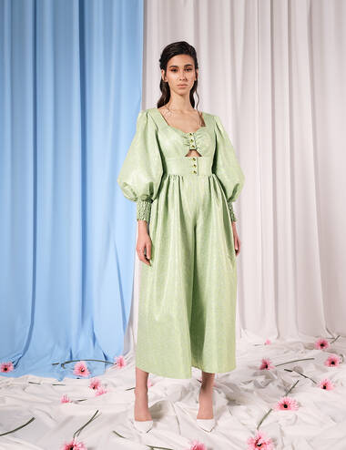 SS23WO LOOK 06 LIME JUMPSUIT #4