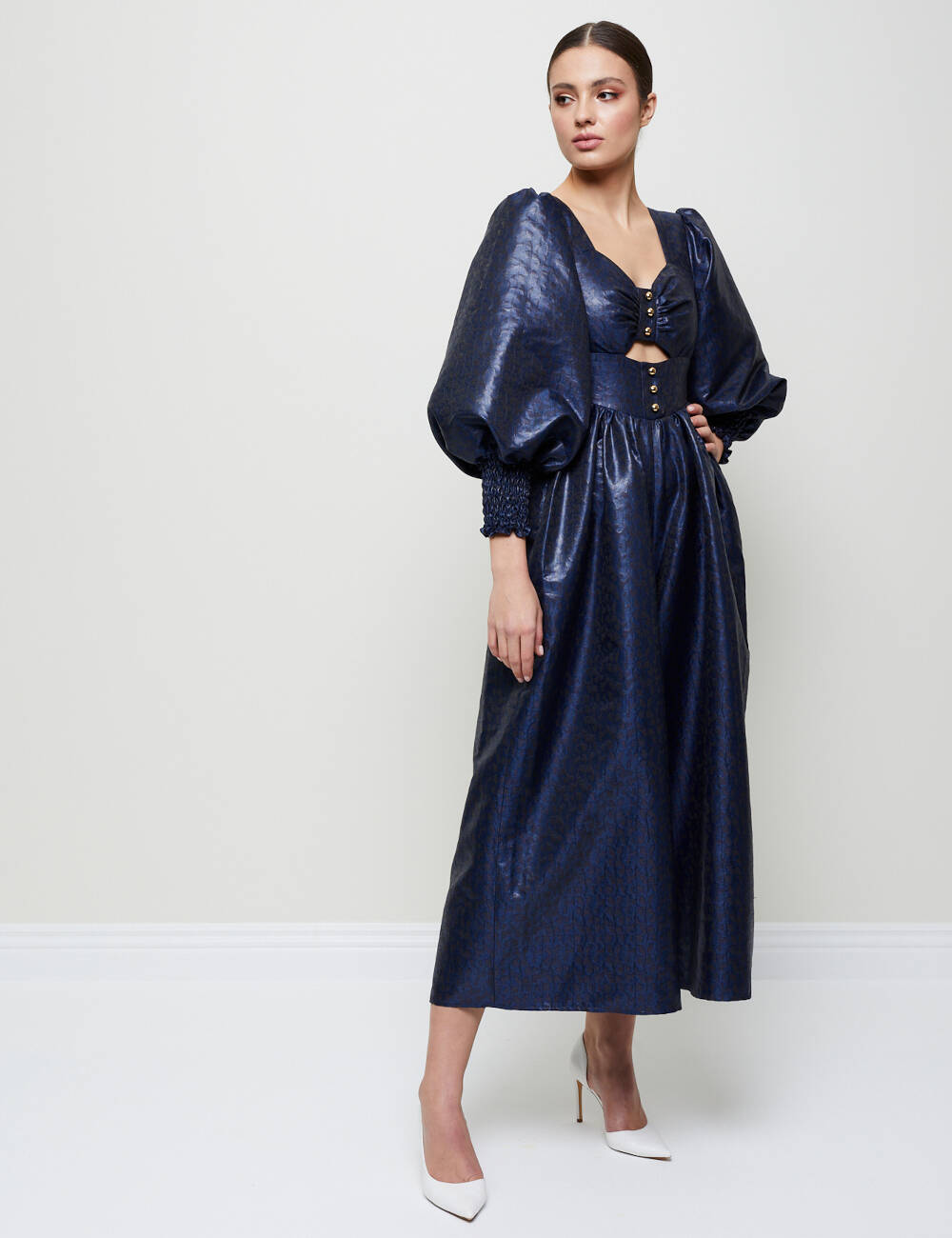 SS23WO LOOK 06 NAVY BLUE JUMPSUIT