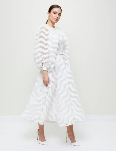 SS23WO LOOK 15 WHITE SET OF BLOUSE AND SKIRT #4
