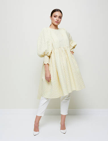 SS23WO LOOK 36 YELLOW BLOUSE