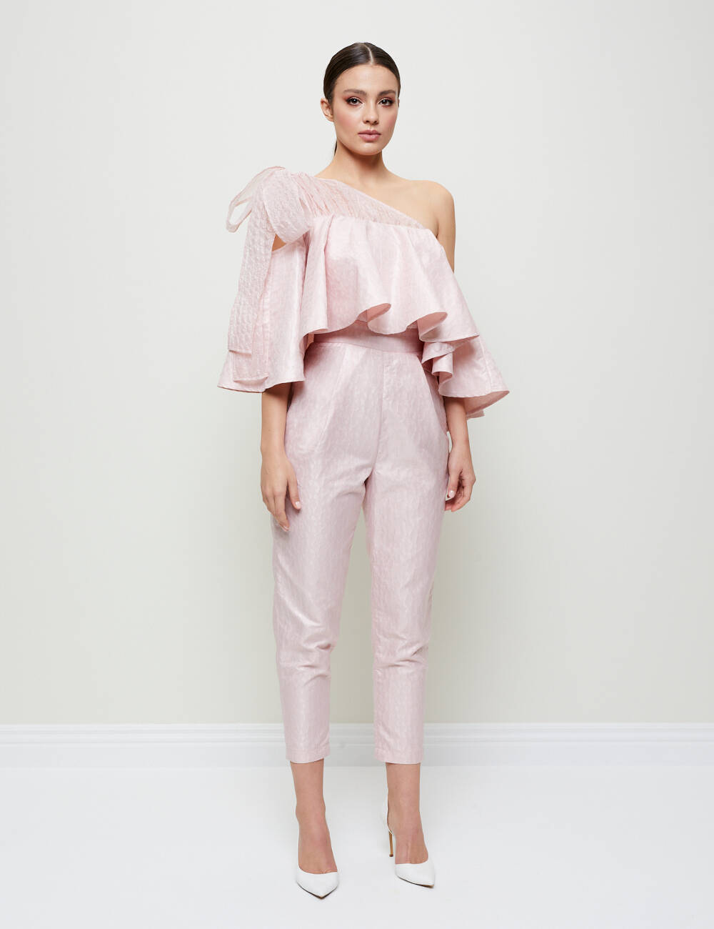 SS23WO LOOK 52 PINK JUMPSUIT