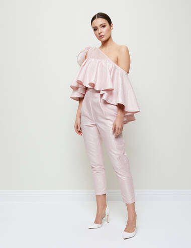 SS23WO LOOK 52 PINK JUMPSUIT #6