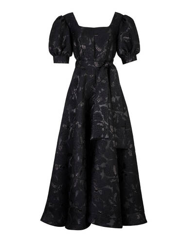 SS23WO LOOK 55 BLACK DRESS #8