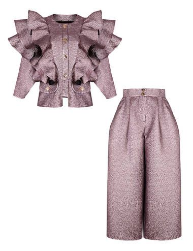 SS23RD LOOK 28 PINK SET OF BLOUSE AND PANTS #8