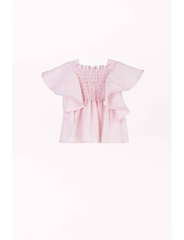 AW23MI LOOK 03 PINK BLOUSE