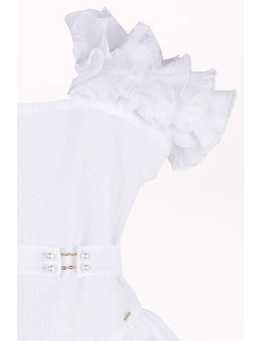 AW23PE LOOK 11 WHITE DRESS