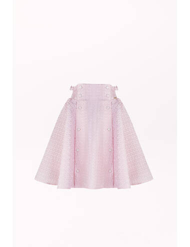 AW23PE LOOK 14 PINK SET OF BLOUSE AND SKIRT #5