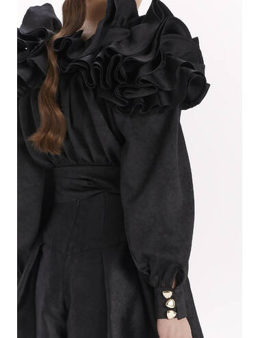AW23WO LOOK 04.1 BLACK BLOUSE #5