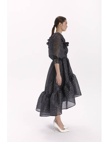AW23WO LOOK 11 GRAPHITE DRESS #4