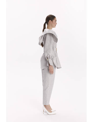 AW23WO LOOK 12 GREY BLOUSE #3