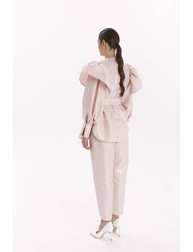 AW23WO LOOK 12 PINK BLOUSE #5