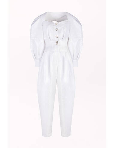 AW23WO LOOK 13 CREAM JUMPSUIT #6