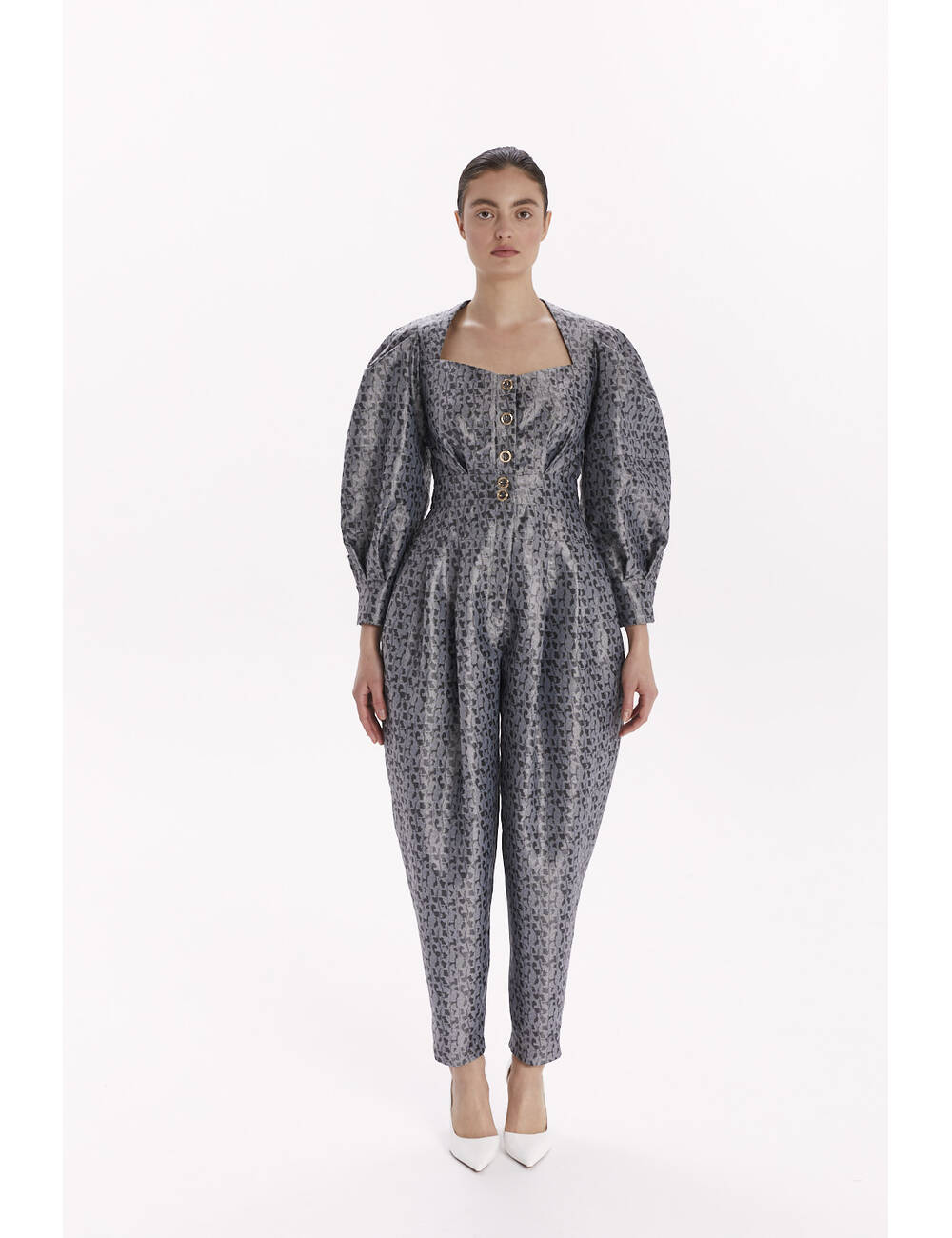 AW23WO LOOK 13 GREY JUMPSUIT