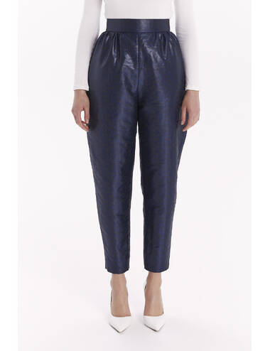 AW23WO LOOK 14 NAVY BLUE PANTS