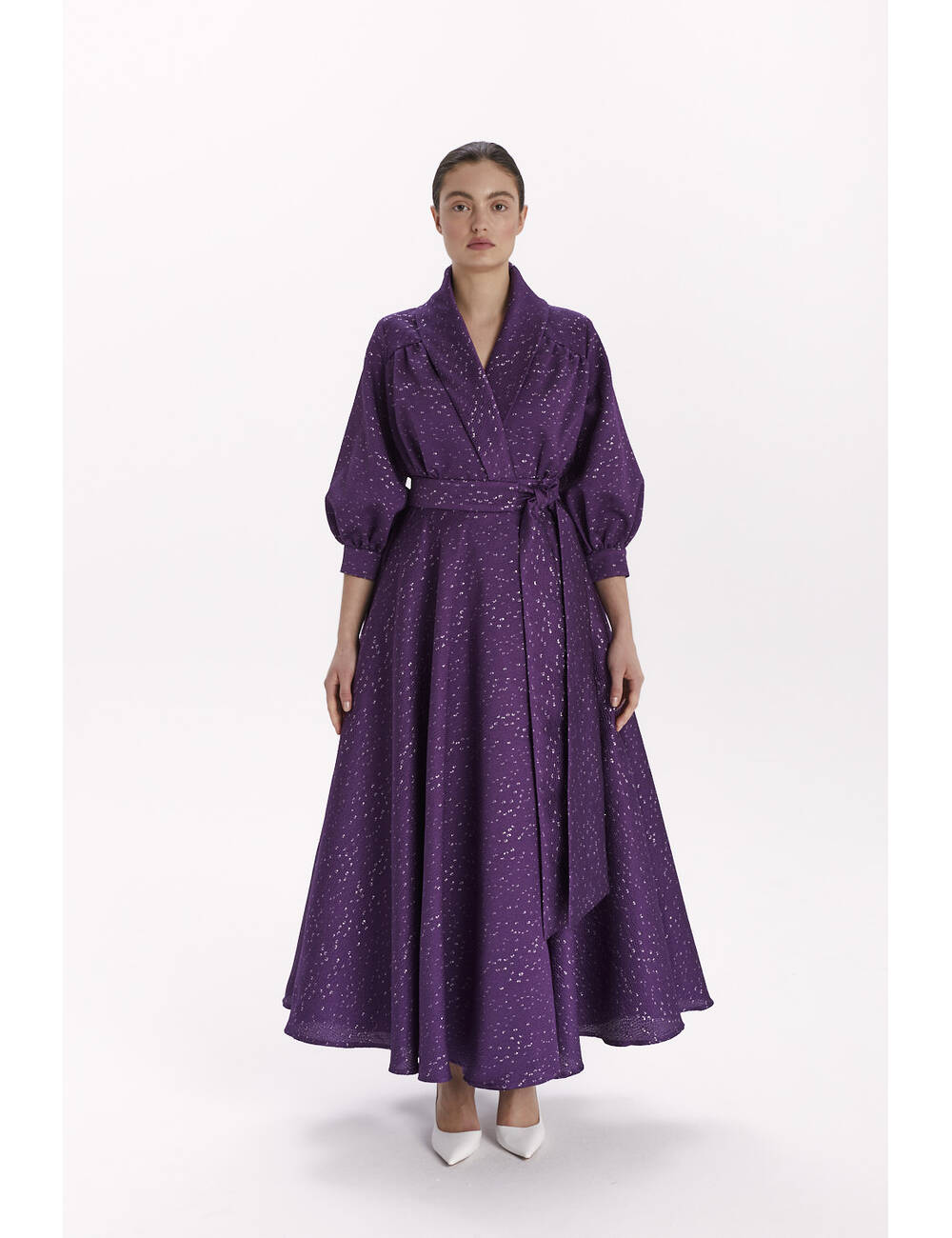 AW23WO LOOK 25 VIOLET DRESS