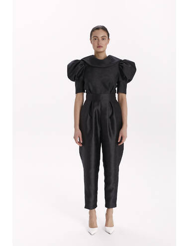 AW23WO LOOK 38.1 BLACK JUMPSUIT #1