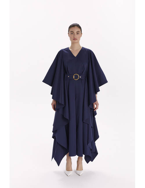 AW23WO LOOK 40.2 NAVY BLUE JUMPSUIT