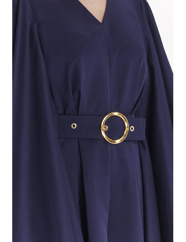 AW23WO LOOK 40.2 NAVY BLUE JUMPSUIT #5