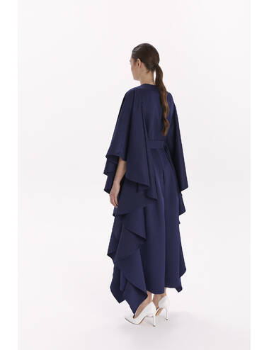 AW23WO LOOK 40.2 NAVY BLUE JUMPSUIT #4
