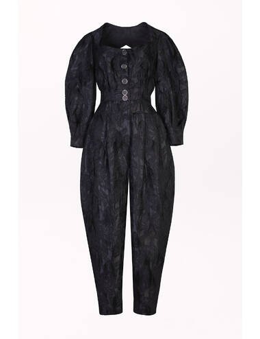 AW23WO LOOK 42 BLACK JUMPSUIT #7