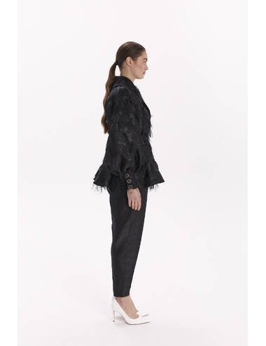 AW23WO LOOK 43 BLACK BLOUSE #3
