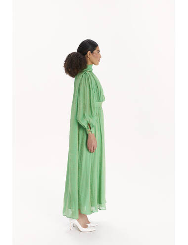 SS24RD LOOK 09 NEON GREEN DRESS #7