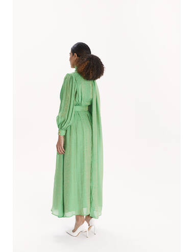 SS24RD LOOK 09 NEON GREEN DRESS #8