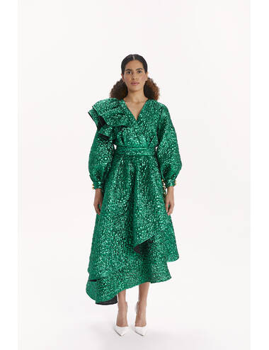 SS24RD LOOK 10 GREEN DRESS #3