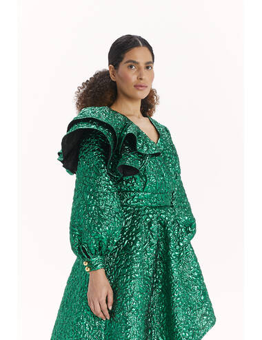 SS24RD LOOK 10 GREEN DRESS #4