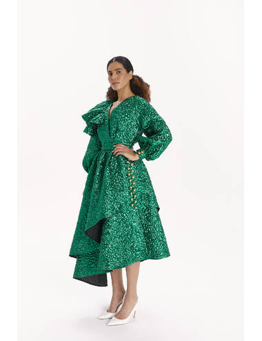 SS24RD LOOK 10 GREEN DRESS #6