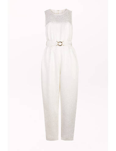 SS24WO LOOK 19 CREAM SET OF CAPE AND JUMPSUIT #10