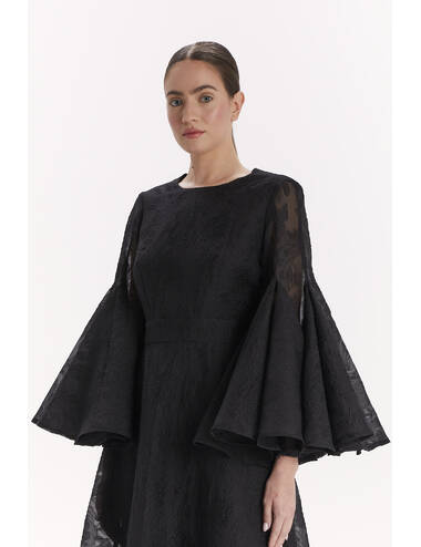 SS24WO LOOK 15 BLACK DRESS #3