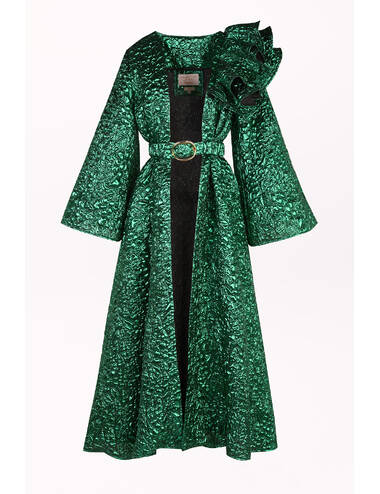 SS24RD LOOK 03.1 GREEN CAPE #3