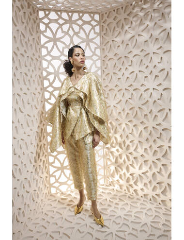 SS24RD LOOK 06.1 GOLD BLOUSE