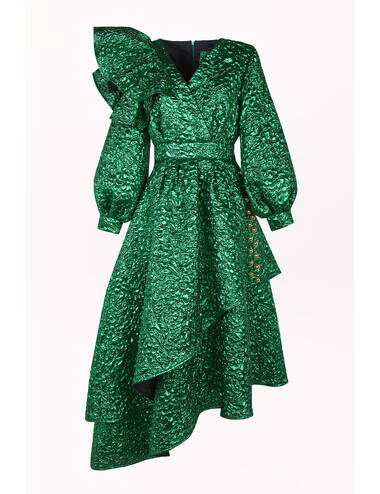 SS24RD LOOK 10 GREEN DRESS #9
