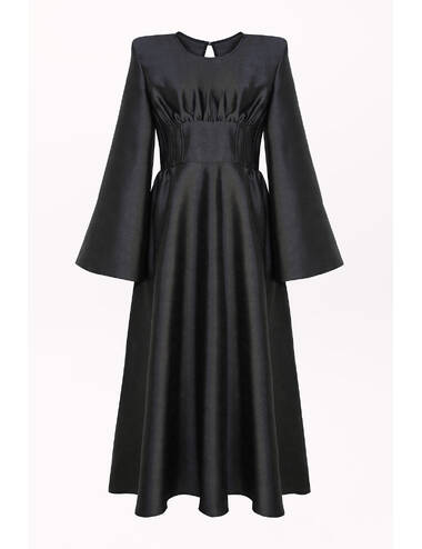 AW24WO LOOK 08.1 BLACK DRESS #4