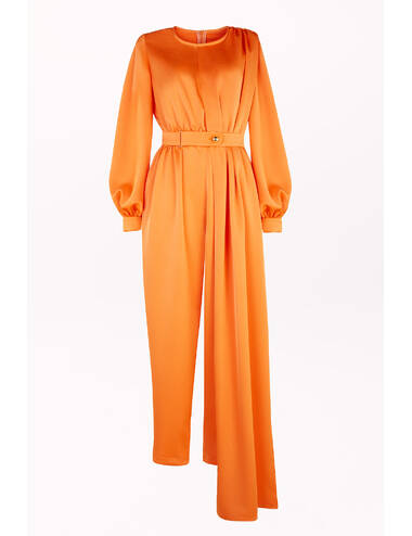 AW24WO LOOK 39.1 ORANGE JUMPSUIT #3