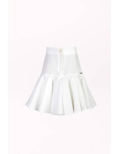 SS25 PETITE LOOK 13.1 CREAM SKIRT #1