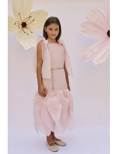 SS25 PETITE LOOK 15 PINK DRESS #1